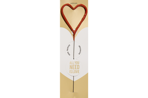Wondercandle  - All you need is love - gold Spotlight