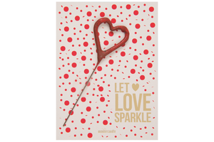 Wondercandle-  Let Love sparkle red points Mini