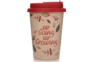 Cafe to go Becher 400 ml - Huskup rote Blume